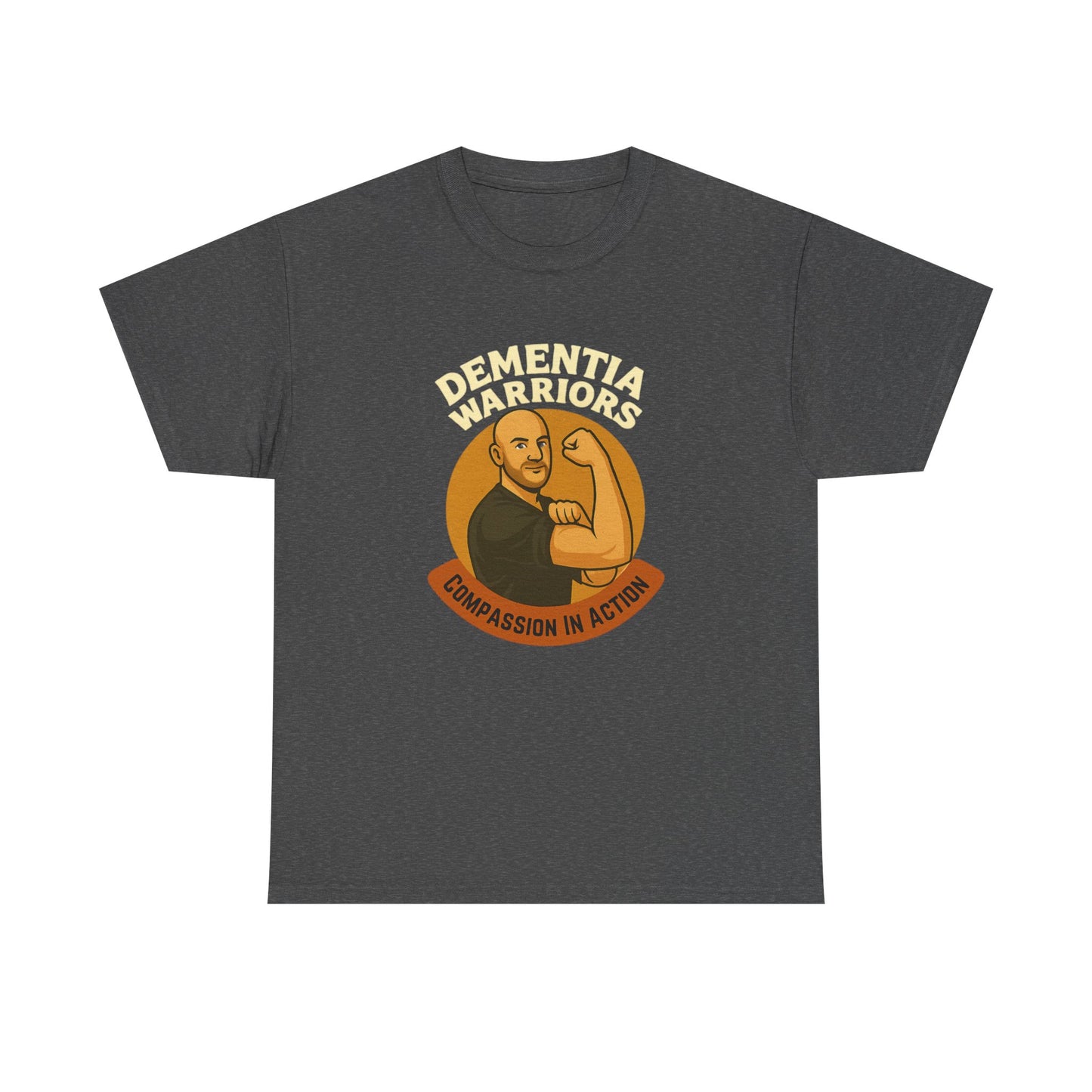Dementia Warriors Unisex Tee, Compassion in Action Shirt, Male Nursing Gift, Moonwoven by Luna Design, Care Givers Collection