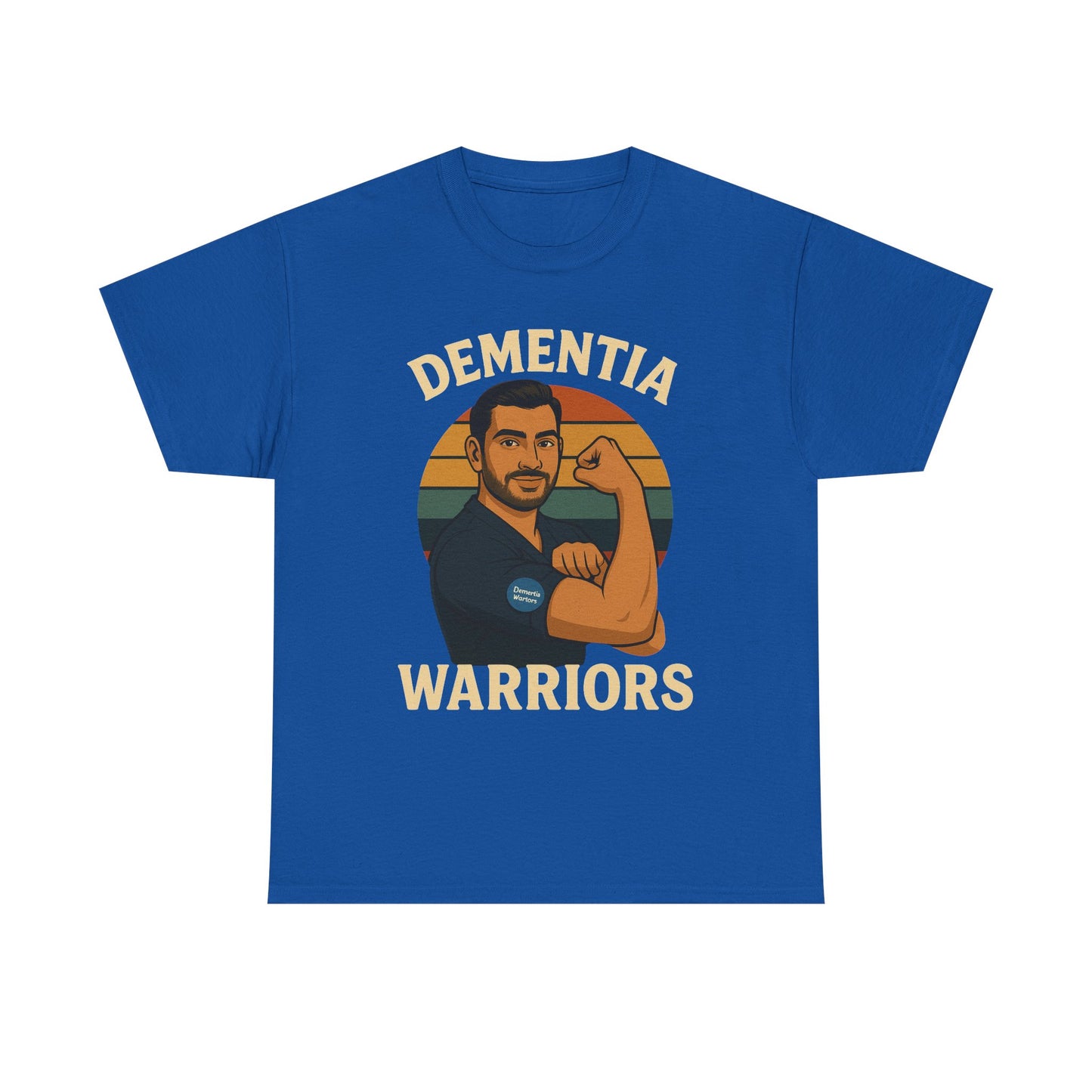 Dementia Warriors Unisex Heavy Cotton Tee - Support Awareness, Gift for Caregivers, Everyday Wear, Fundraiser Event