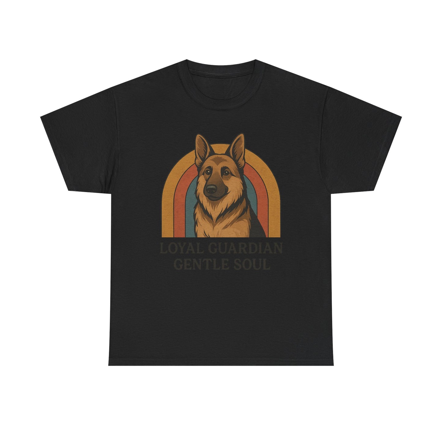 German Shepherd, Loyal Guardian Tee - Unisex Heavy Cotton Shirt, Perfect for Dog Lovers, Animal Lovers, Casual Wear