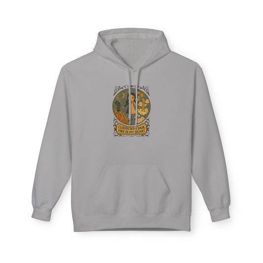 Fleece Hoodie Angel Devil Moonwoven by Luna
