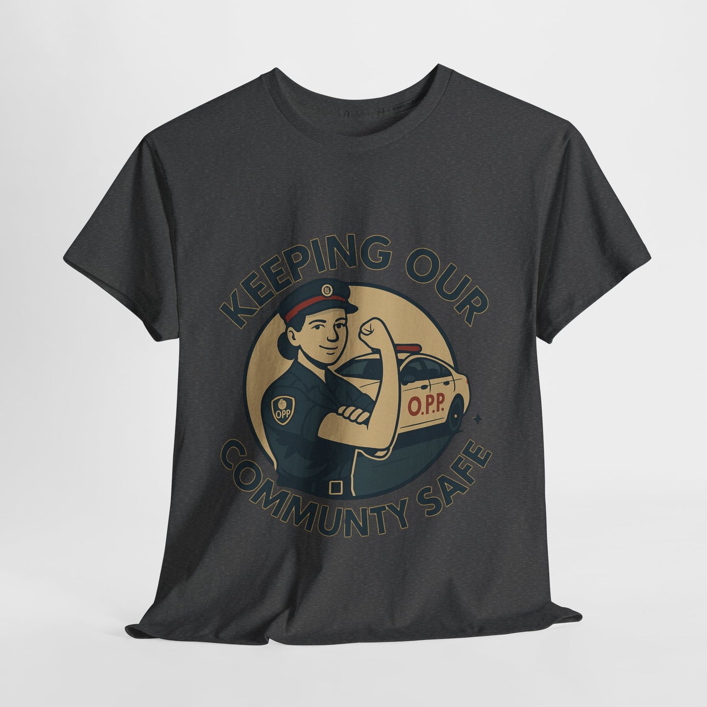 OPP female ,Community Safety Tee - Support Local Heroes, Unisex Heavy Cotton Tee, Police Officer T-Shirt, First Responder Apparel, Gift for Law [...]