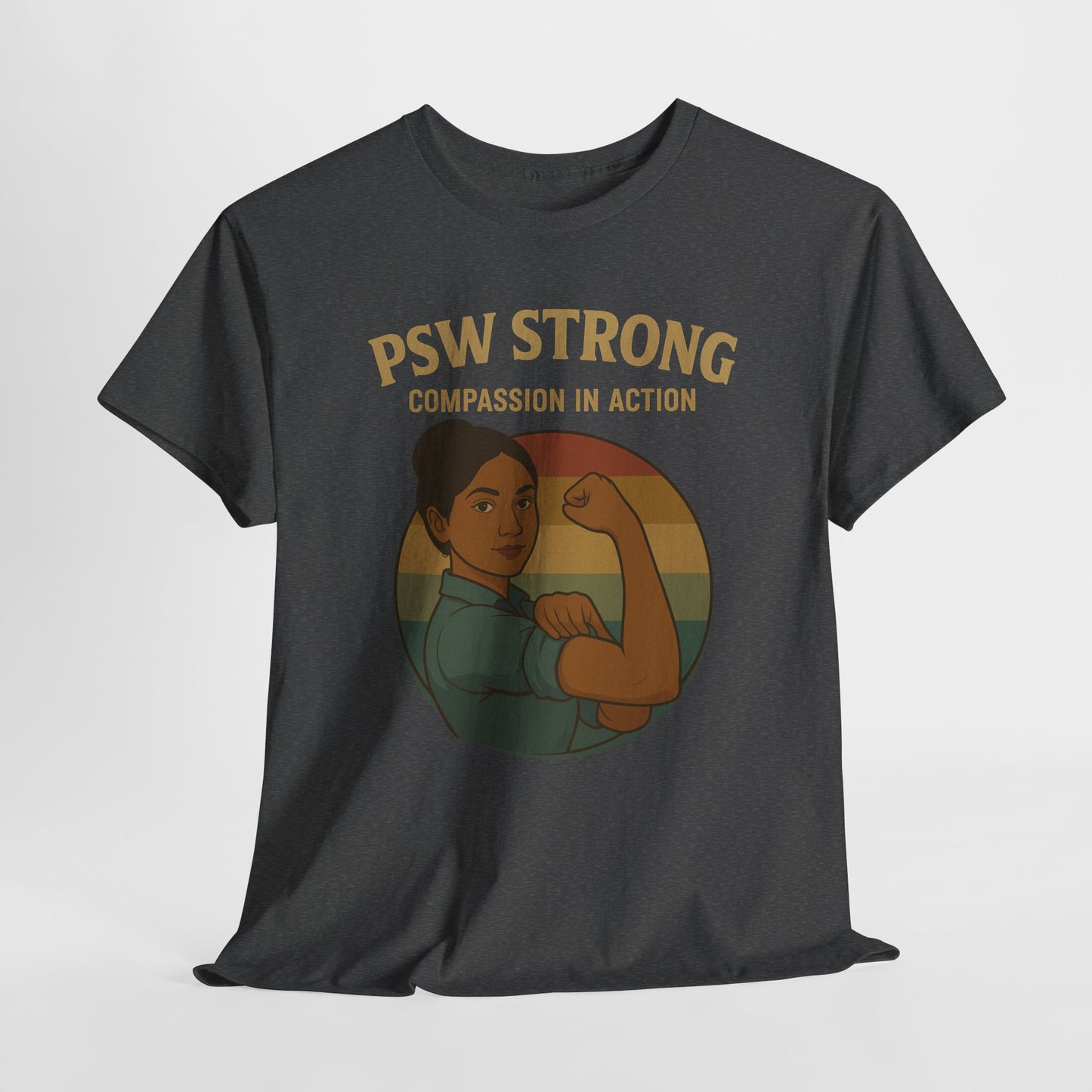 PSW Strong Unisex Tee | Compassion in Action Shirt, Motivational Apparel, Gift for Caregivers, Casual Wear, Inspirational Fashion, [...]