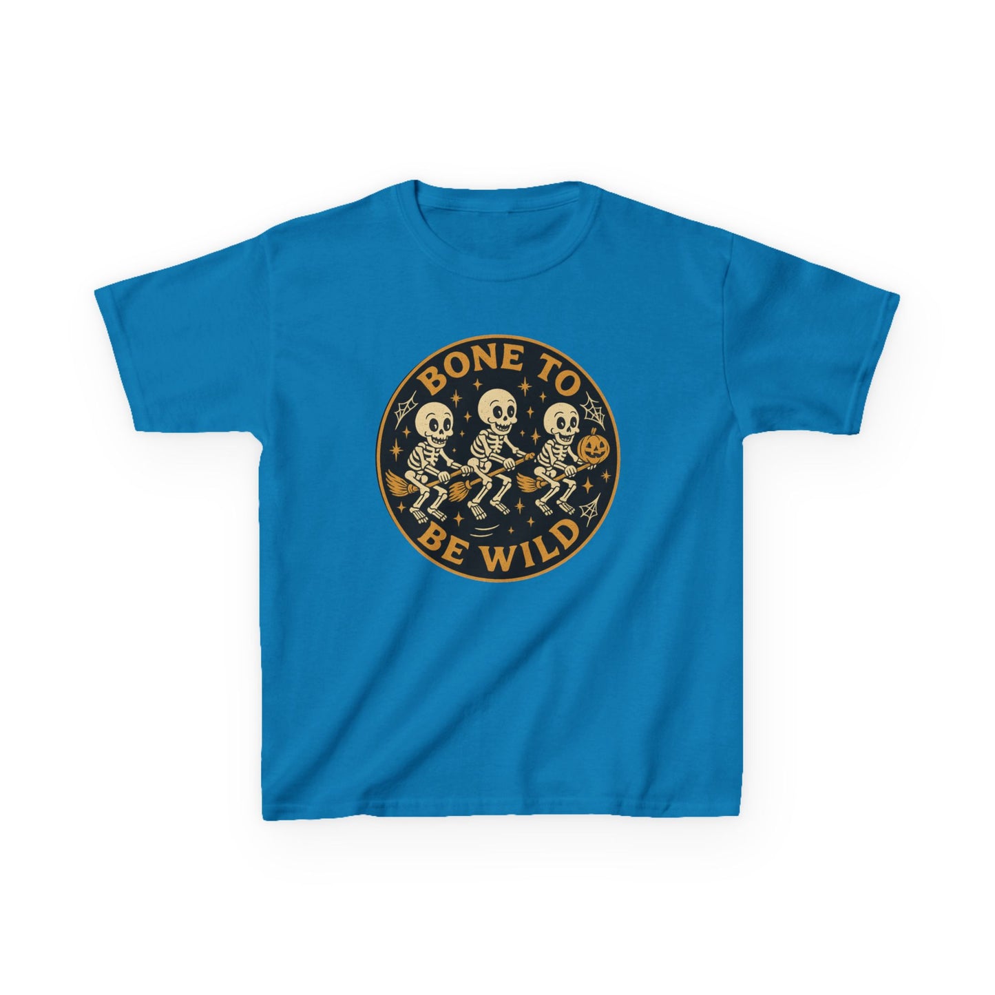 Kids Halloween Skeleton Tee - Bone to Be Wild, Fun T-Shirt for Kids, Halloween Costume Top, Spooky Party Wear, Kids Gift