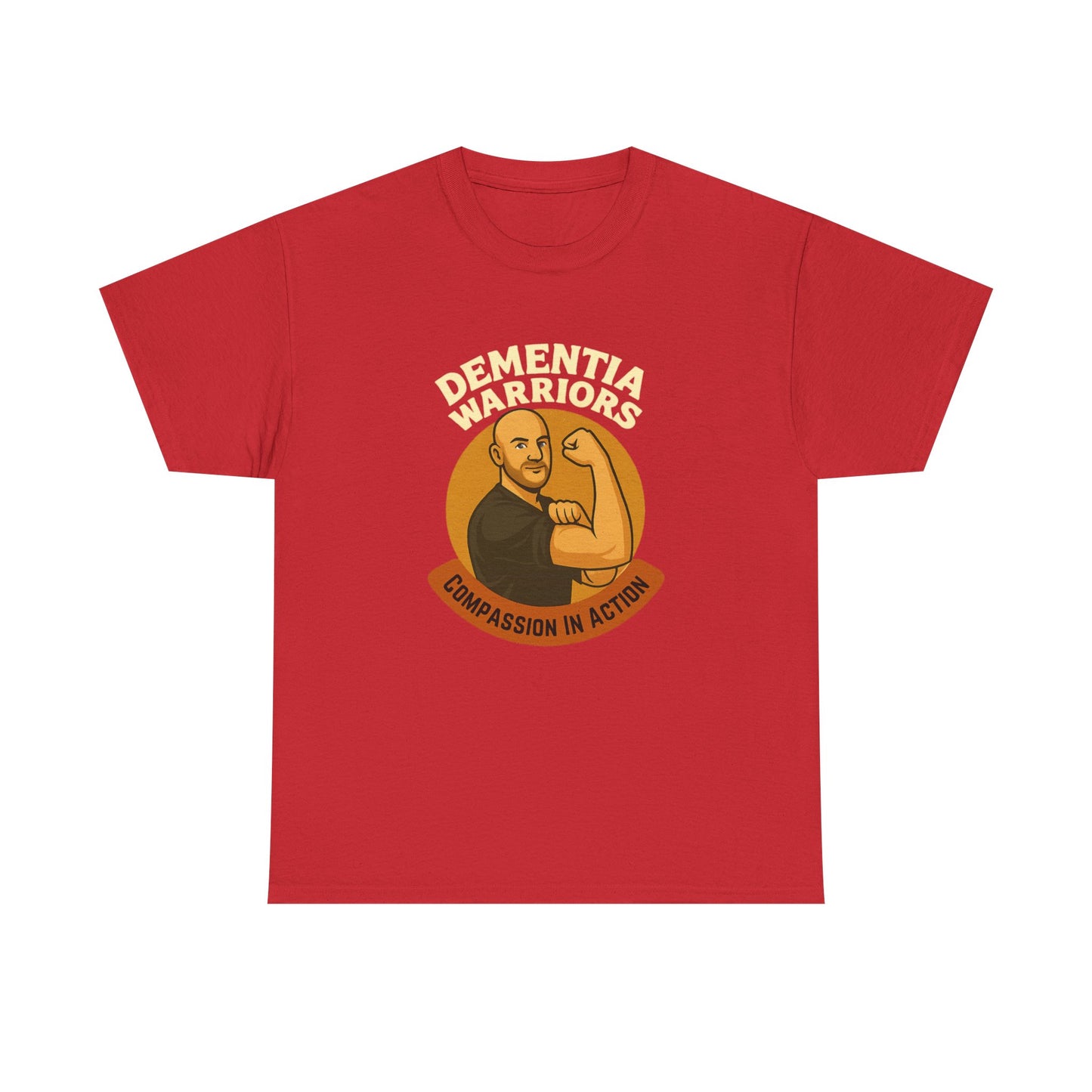 Dementia Warriors Unisex Tee, Compassion in Action Shirt, Male Nursing Gift, Moonwoven by Luna Design, Care Givers Collection