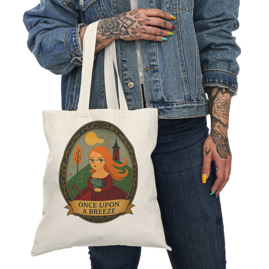 Original Art tote. Once Upon a Breeze Tote Bag - Eco-Friendly Bag, Reusable Shopping Bag, Gif, Stylish Canvas Bag, Great for Everyday Use