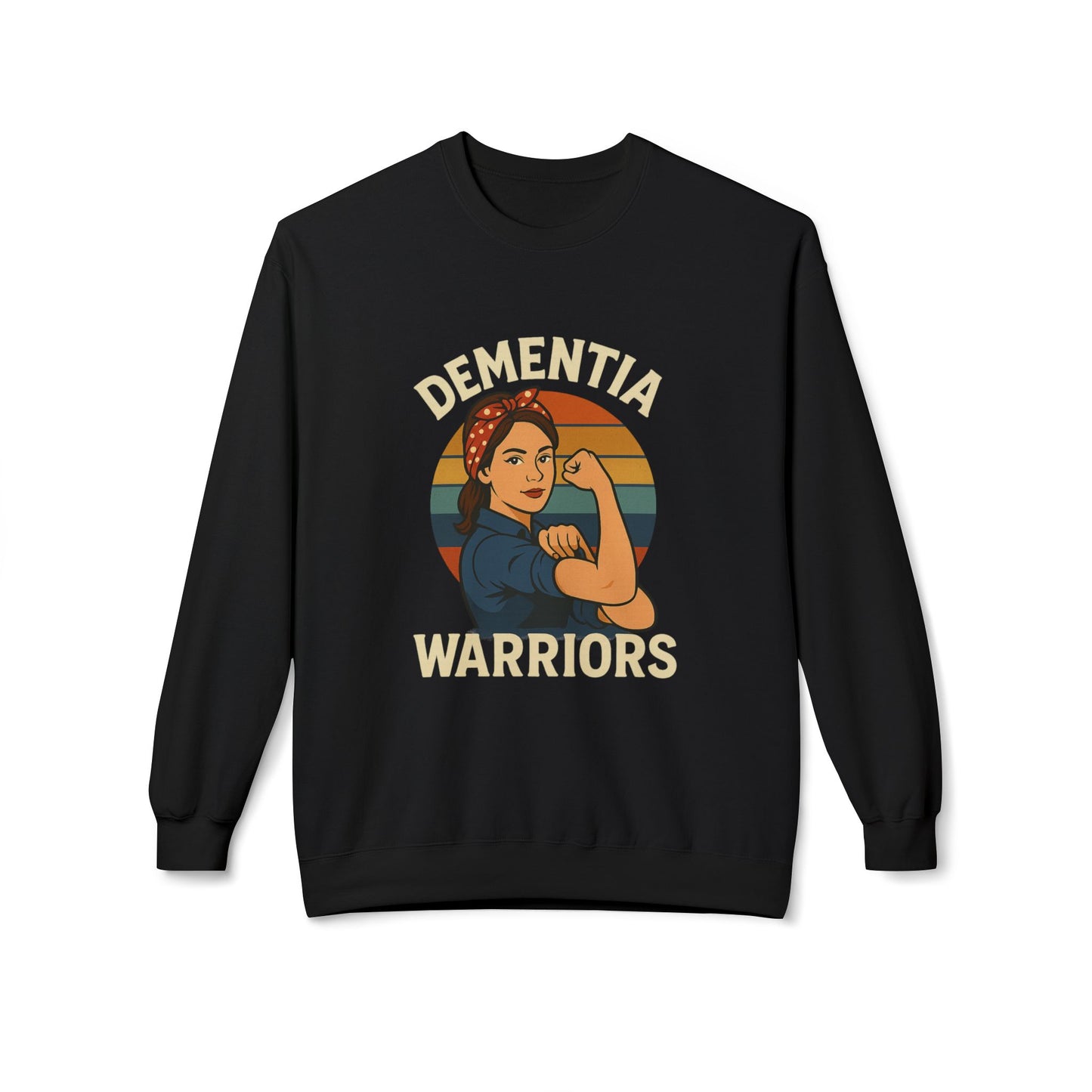 Dementia Warriors Sweatshirt, Awareness Apparel, Gifting for Caregivers, Supportive Unisex Clothing, Inspirational Crewneck, Social [...]