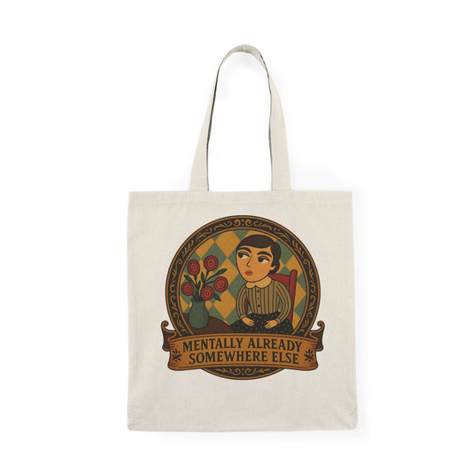 Original Art Tote Bag, Eco-Friendly Shopping Bag, Motivational Gift, Everyday Carry, Plant Lover's Tote, Gift for Her