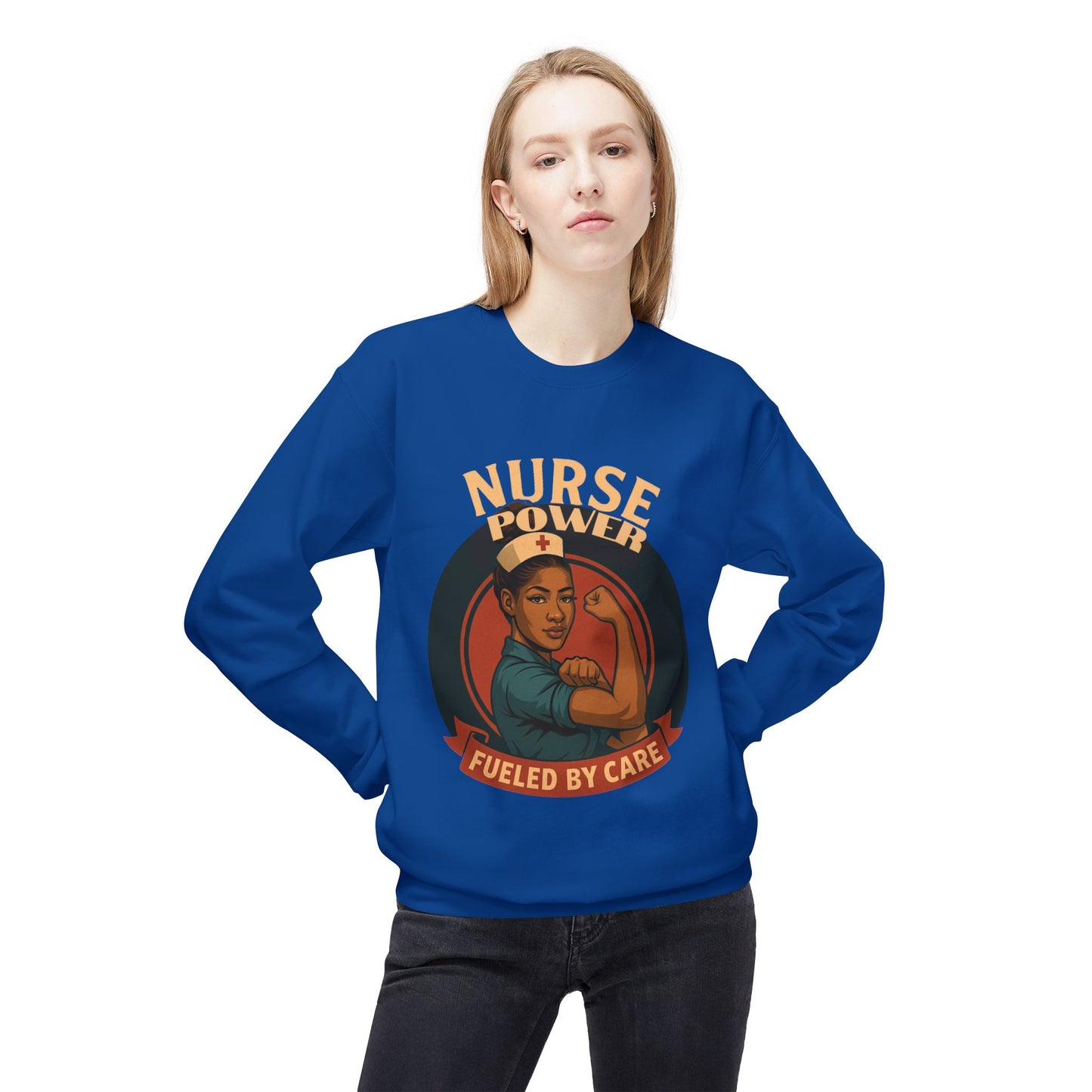 Nurse Power Fleece Sweatshirt, Nurse Appreciation Gift, Healthcare Worker Sweatshirt, Medical Crewneck, Inspirational Nurse Apparel, [...]