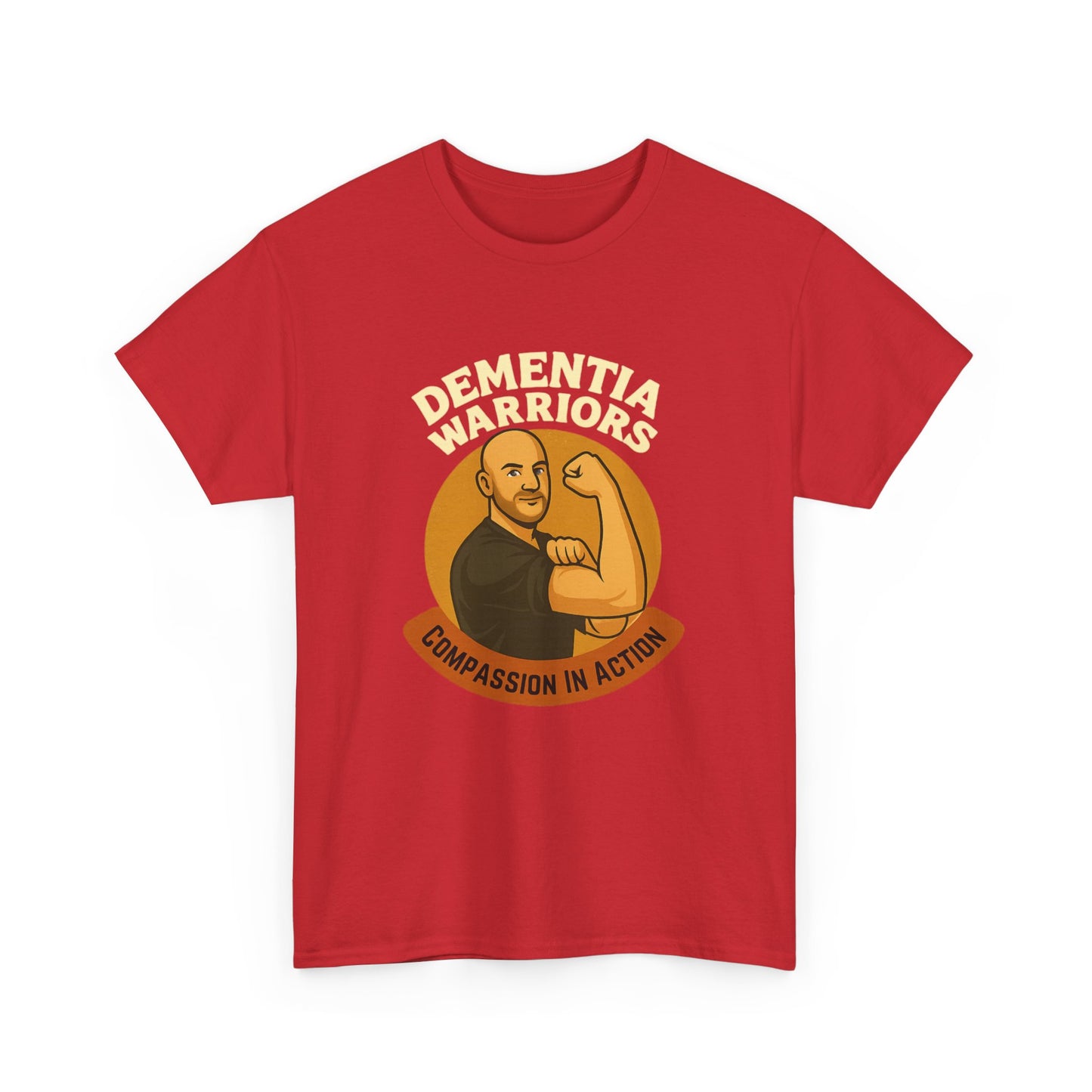 Dementia Warriors Unisex Tee, Compassion in Action Shirt, Male Nursing Gift, Moonwoven by Luna Design, Care Givers Collection