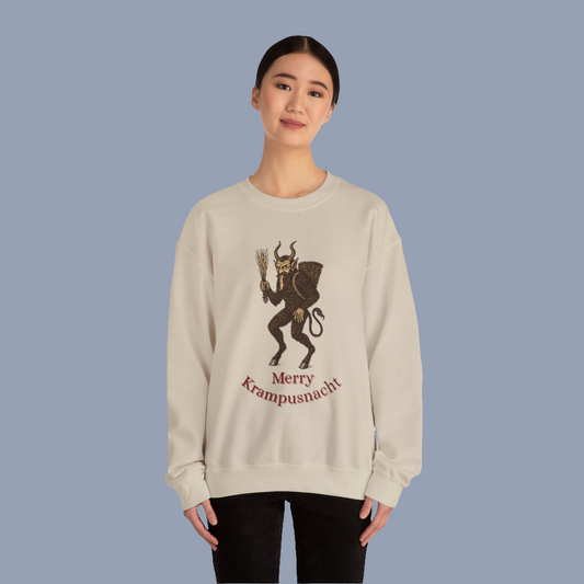 Merry Krampusnacht Crewneck Sweatshirt